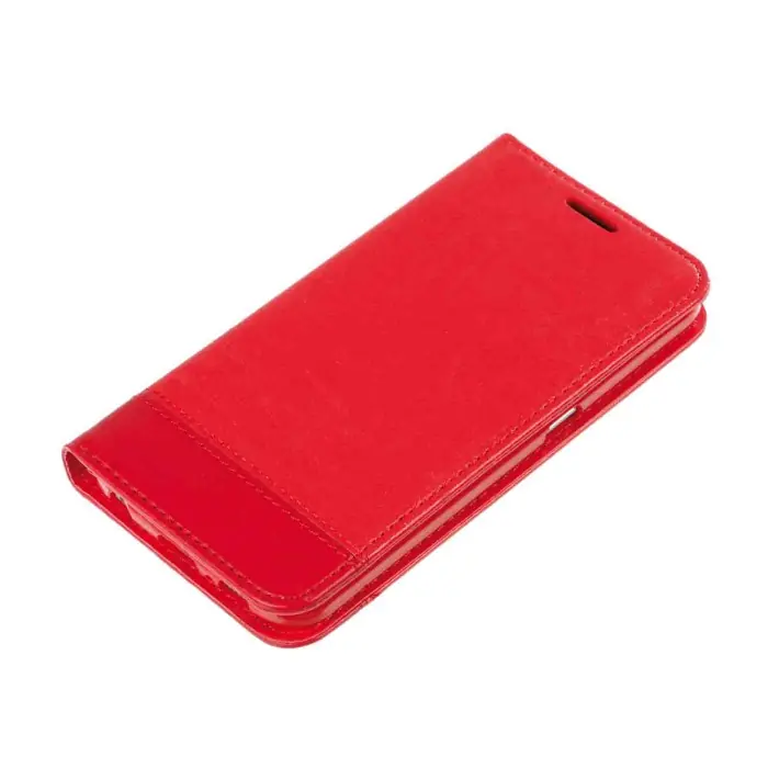 Soddisfatti O Rimborsati Wallet Folio Case Cover A Libro Samsung Galaxy S6 Rosso Custodie E Cover