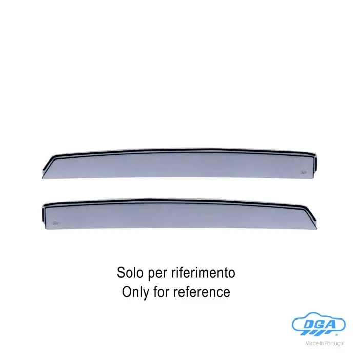 Esclusivo Set Deflettori Aria Posteriori Ad Incastro Seat Tarraco Posteriori Ad Incastro Deflettori Aria Su Misura Dga