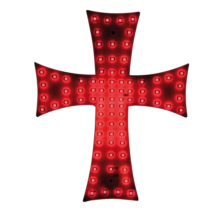 Compra Online Croce A Led 24v Rosso Bandiere Ed Emblemi Decorazioni Luminose