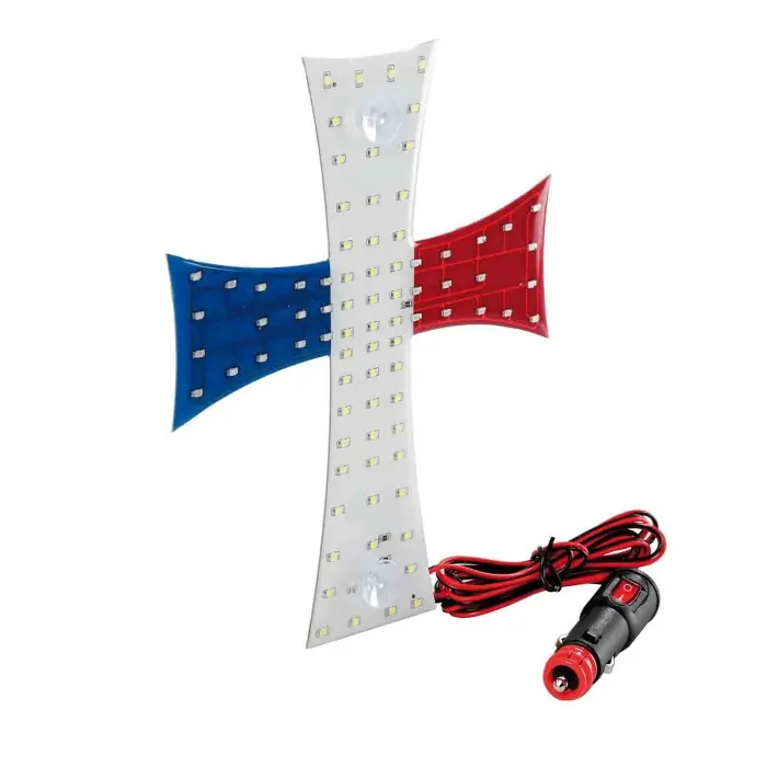Professionale Croce A Led 24v Francia Bandiere Ed Emblemi Decorazioni Luminose