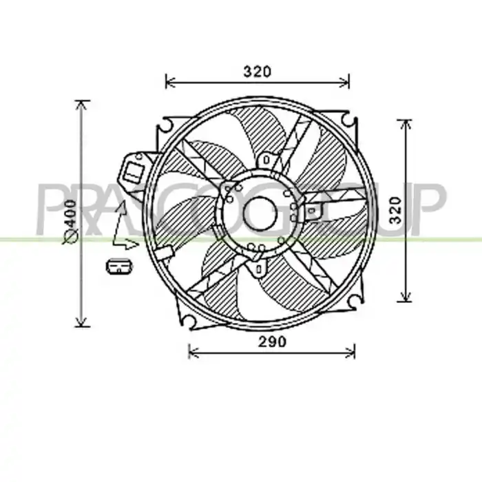Ventola Compatibile Per RENAULT GRAND SCENIC Dal 01/2006 Al 12/2009 Codice Originale 214810898R Di Tendenza