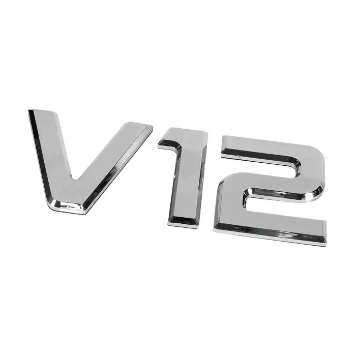 Ordina Subito Emblemi Motore 3d Cromati 92x210 Mm V12 Emblemi 3d Per Camion