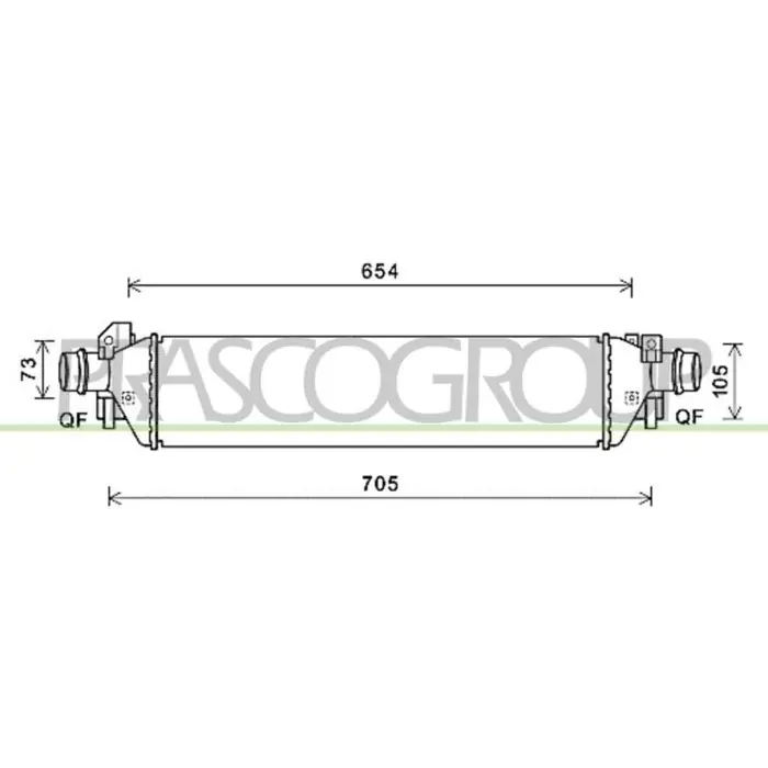 Intercooler Per Opel/vauxhall Mokka Dal 2013 Al 2016 Occasione Imperdibile