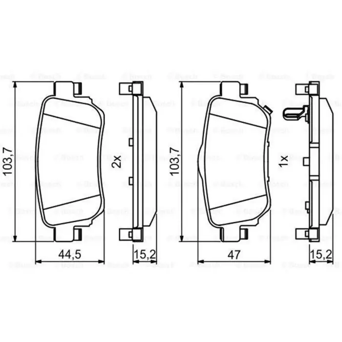 Ordina Subito Kit pastiglie freno, Freno a disco BD S961P STARLINE per RENAULT NISSAN