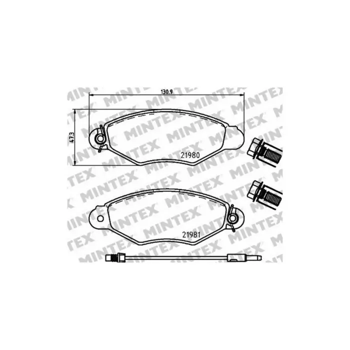 Pastiglie Freno Smart Fortwo Cabrio 1.0 2007 01-2019 12 Mintex Offerta Lampo