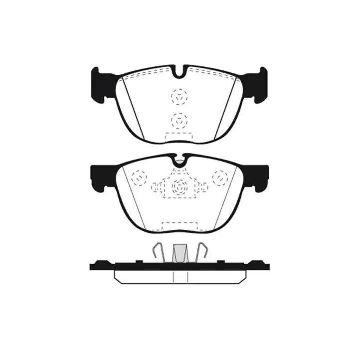 Kit pastiglie freno, Freno a disco BD S676P STARLINE per BMW Spedizione Espresso