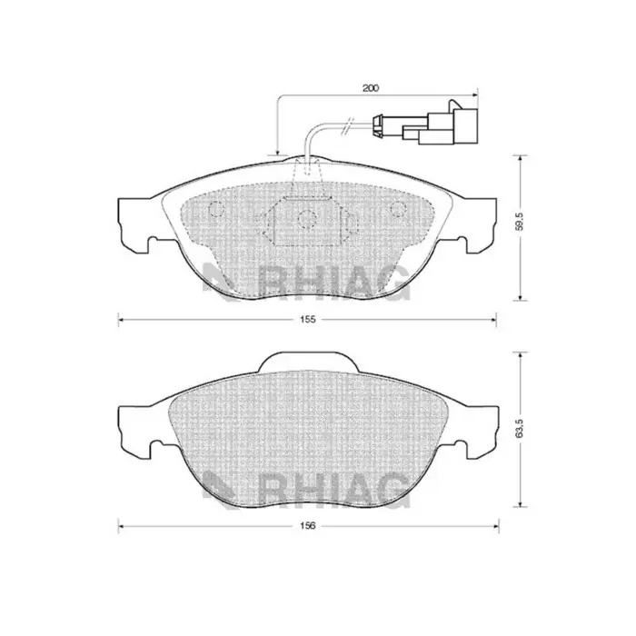 Kit pastiglie freno, Freno a disco BD S303P STARLINE per ALFA ROMEO LANCIA Reso Gratuito