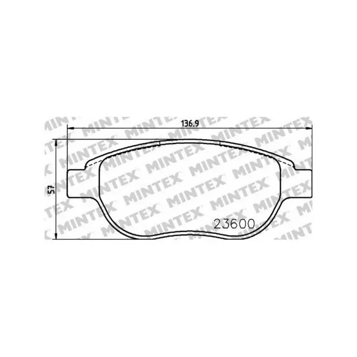 Pastiglie Freno Mini Mini Cabriolet Cooper 2004 07-2007 11 Mintex Affare