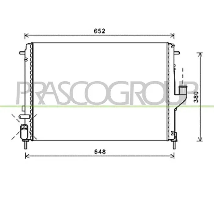 Radiatore Per Dacia Sandero Dal 2008 Al 2012 Offerta Speciale