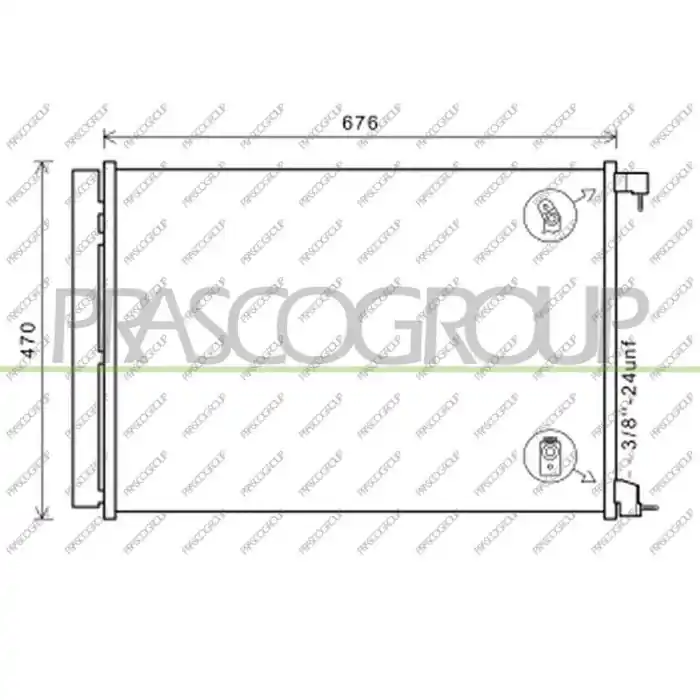 Condensatore Per Mercedes S Class (w222) Amg/amg Line Dal 2013 Al 2017 Saldi