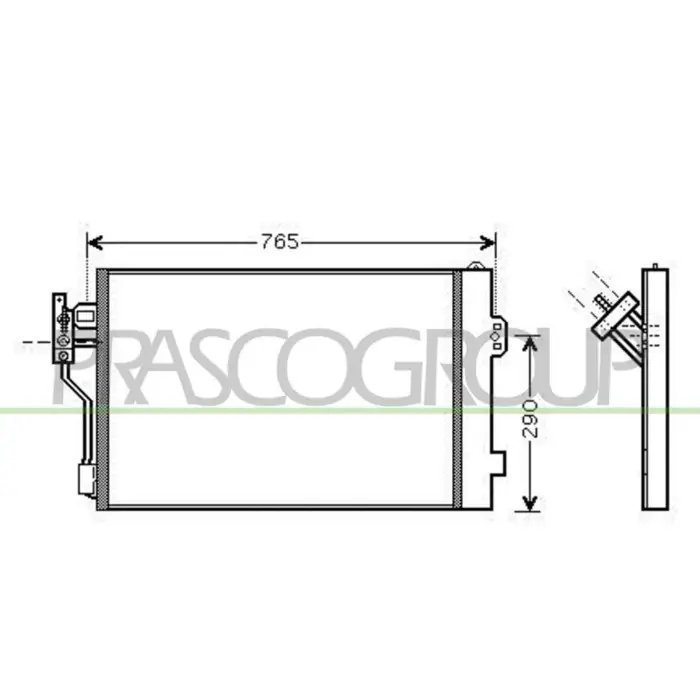 Condensatore Per Mercedes V Class - Vito (w639) Dal 2003 Al 2010 Promo Stagionale