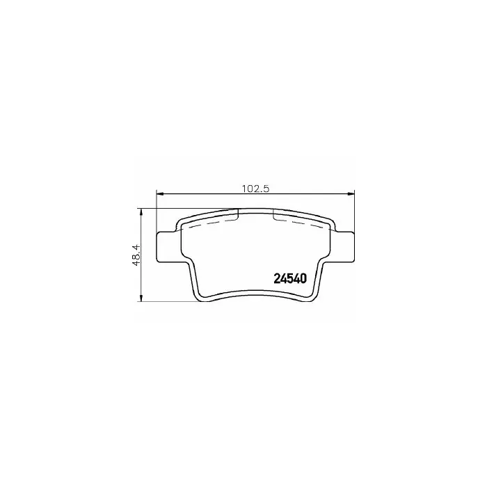 Miglior Prezzo Pastiglie Freno Citroën C4 Tre Volumi 2006 07-2011 07 Mintex