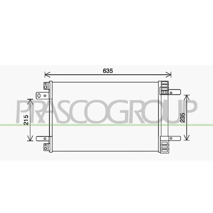 Condensatore Per Peugeot 308 (t9) Dal 2013 Al 2017 Ultima Occasione
