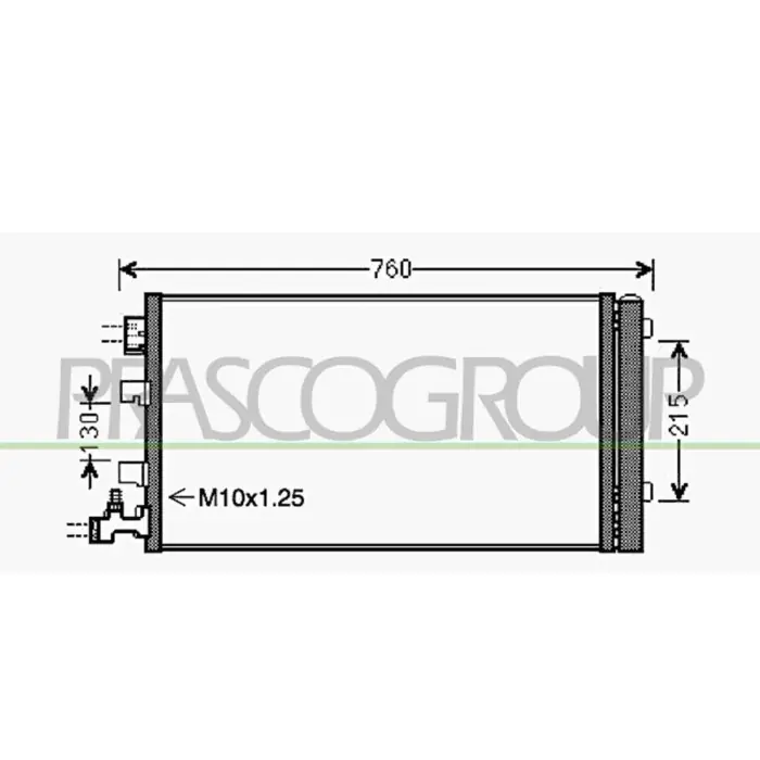 Spedito Oggi Condensatore Per Renault Scenic Dal 2006 Al 2009