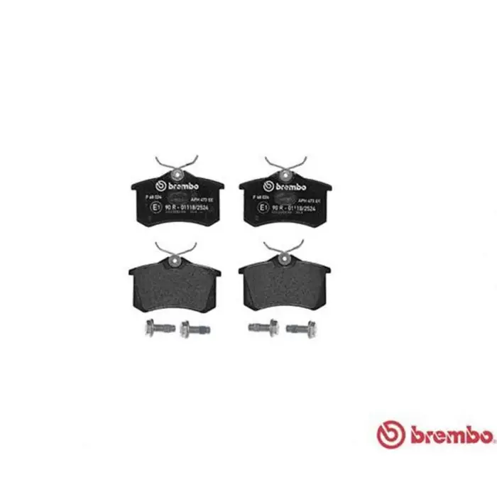 Promo Stagionale Kit pastiglie freno, Freno a disco P 68 024 BREMBO per RENAULT CITROEN OPEL