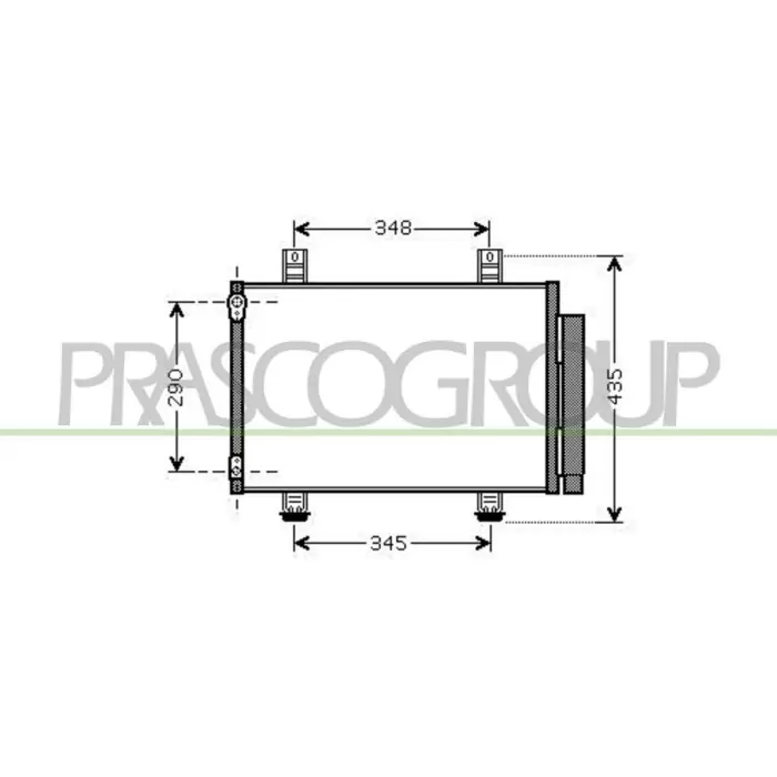 Condensatore Per Opel/vauxhall Agila Dal 2008 Al 2015 Acquista Ora