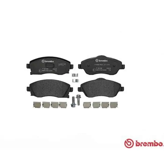 Kit pastiglie freno, Freno a disco P 59 036 BREMBO per OPEL Nuova Collezione