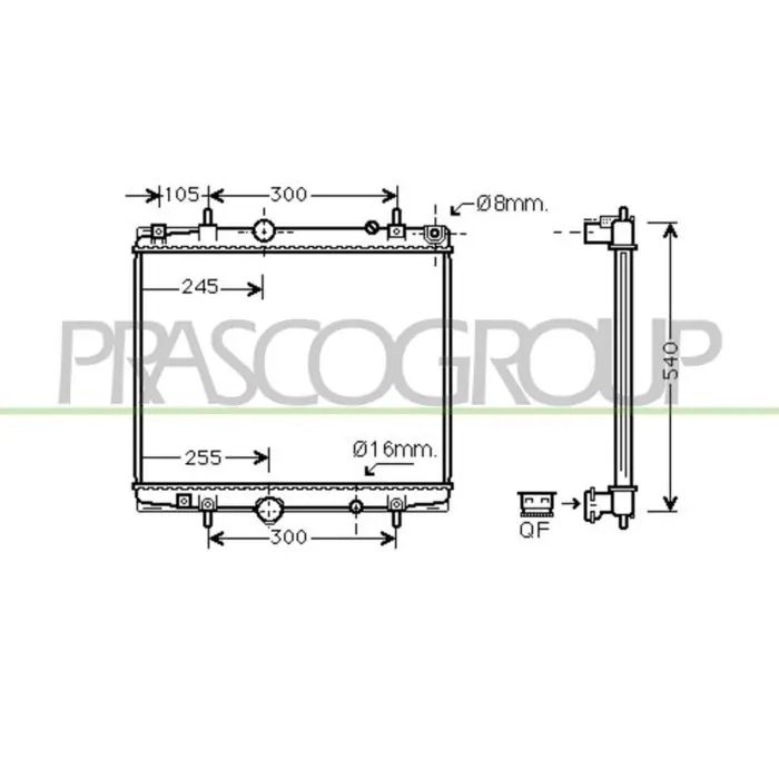 Radiatore Per Fiat Ulysse Ii Dal 2002 Al 2010 Quantità Limitata