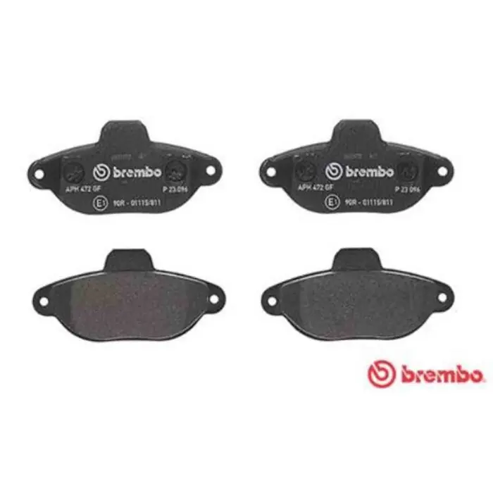 Kit pastiglie freno, Freno a disco P 23 096 BREMBO per FIAT LANCIA Nuovo Arrivo