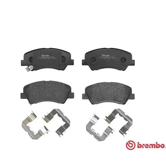 Saldi Kit pastiglie freno, Freno a disco P 18 025 BREMBO per HYUNDAI KIA