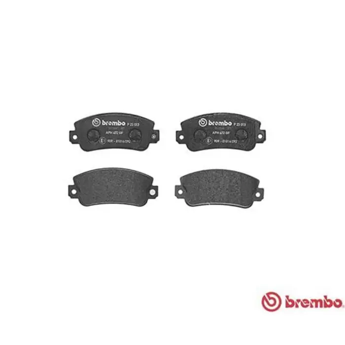 Kit pastiglie freno, Freno a disco P 23 013 BREMBO per FIAT SEAT LANCIA Miglior Prezzo