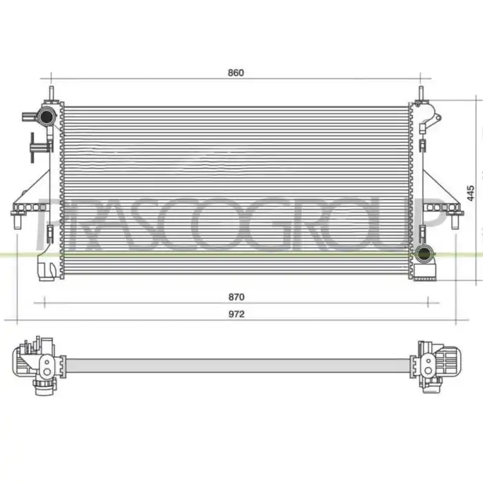 Radiatore Per Fiat Ducato Dal 2006 Al 2014 Pagamento Sicuro