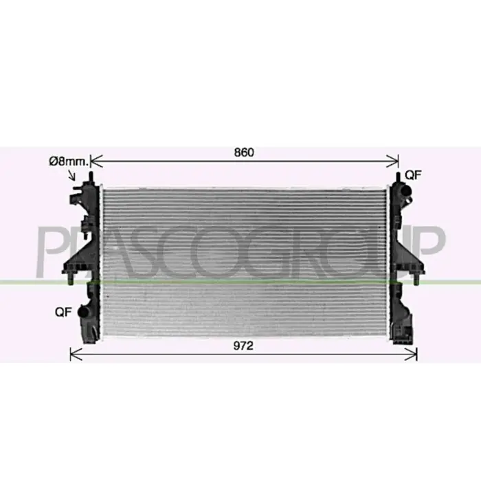 Radiatore Per Citroen Jumper Dal 2014 Offerta