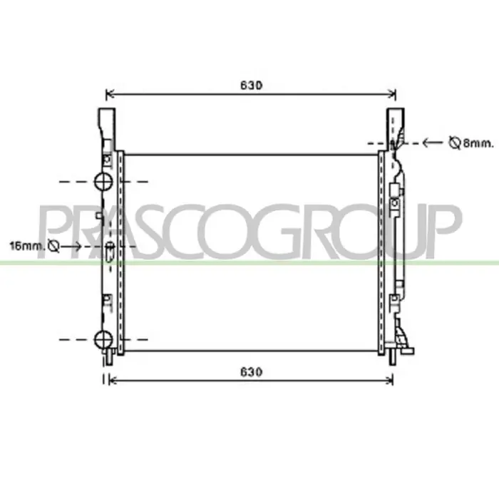Radiatore Per Mercedes Citan (w415) Dal 2012 Al 2021 Occasione