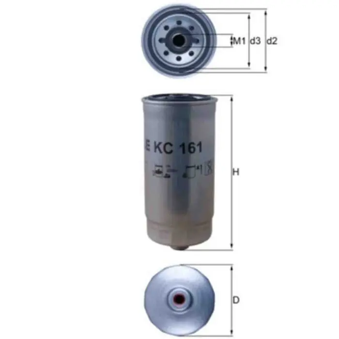 Filtro carburante KC 161 KNECHT per RENAULT Nuova Collezione