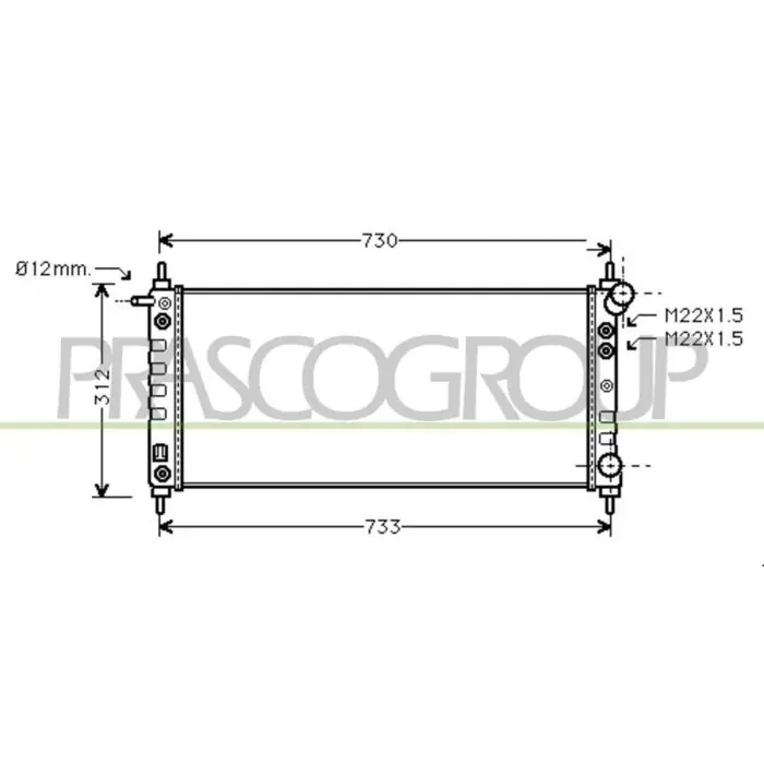 Soddisfatti O Rimborsati Radiatore Per Opel/vauxhall Corsa B/combo Dal 1993 Al 1997
