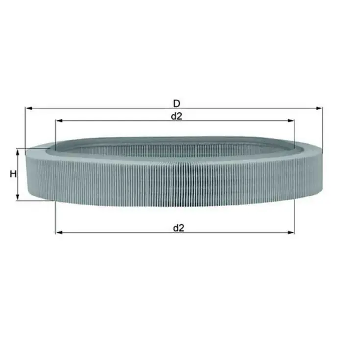 Filtro aria LX 638 KNECHT per MERCEDES-BENZ Soddisfatti O Rimborsati