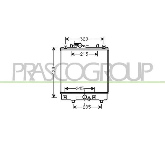 Radiatore Per Opel/vauxhall Agila Dal 2000 Al 2007 Ultime Pezzi