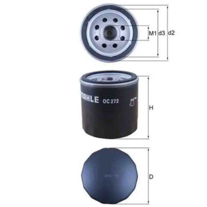 Bestseller Filtro olio OC 272 KNECHT per OPEL FIAT ALFA ROMEO LANCIA