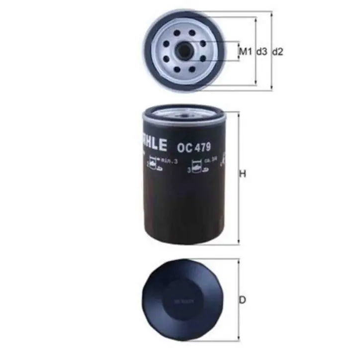 Offerta Del Giorno Filtro olio OC 479 KNECHT per FORD OPEL FIAT JEEP ALFA ROMEO MAZDA CHRYSLER LDV