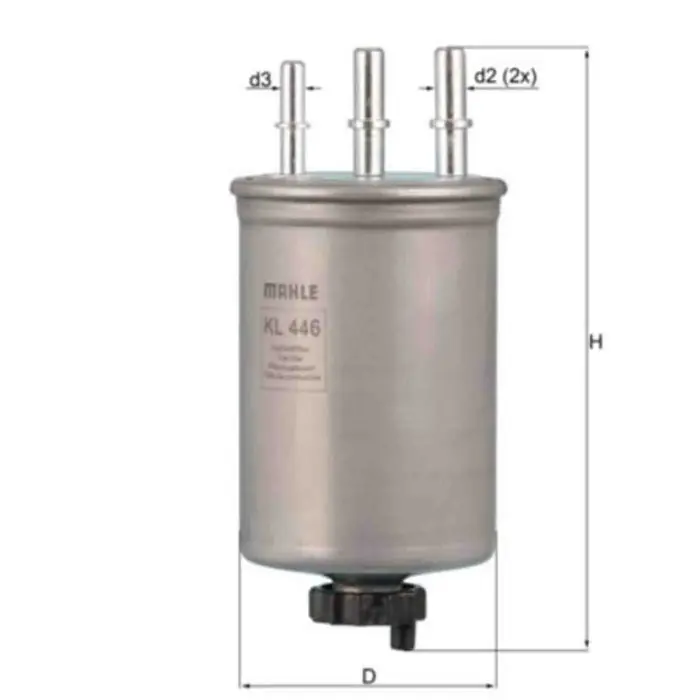 Saldi Filtro carburante KL 446 KNECHT per FORD HYUNDAI KIA SSANGYONG JAGUAR