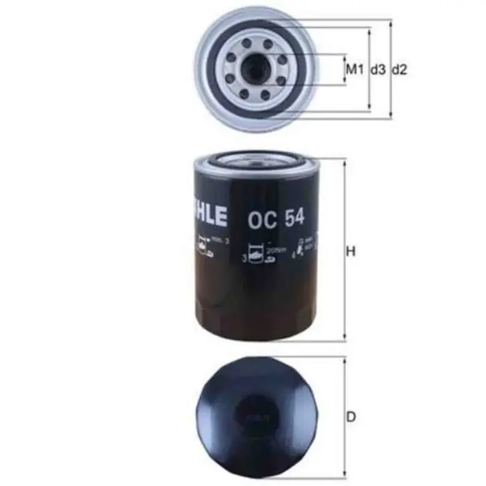 Filtro olio OC 54 KNECHT per BMW PORSCHE LAMBORGHINI Prezzo Scontato