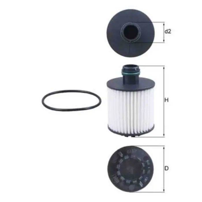 Filtro olio OX 1171D KNECHT per OPEL FIAT ALFA ROMEO Prezzo Basso