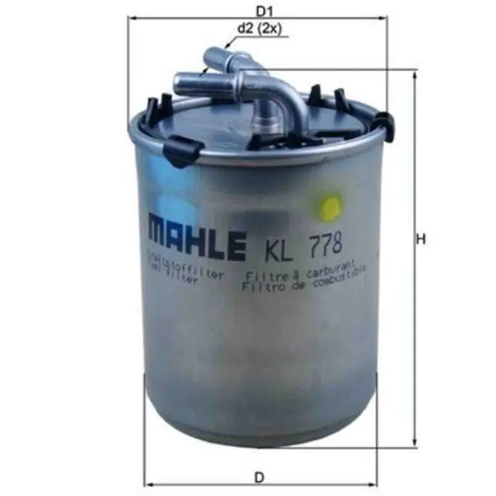 Filtro carburante KL 778 KNECHT per AUDI VW SEAT SKODA Offerta Speciale