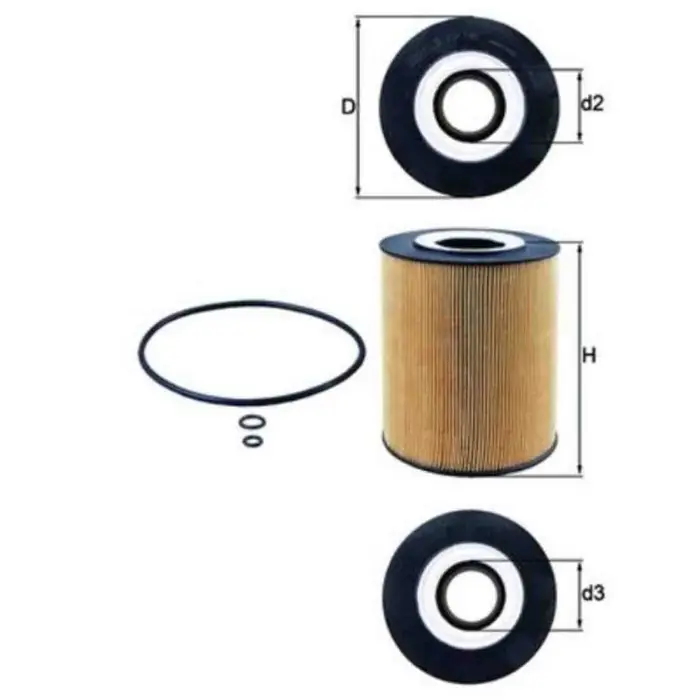 Spedito Oggi Filtro olio OX 146D KNECHT