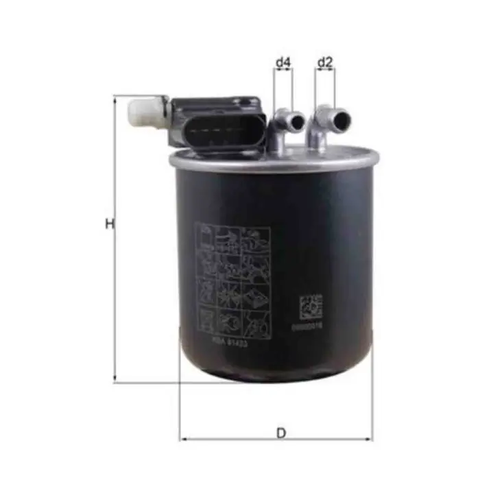 Filtro carburante KL 948 KNECHT per MERCEDES-BENZ INFINITI Miglior Prezzo