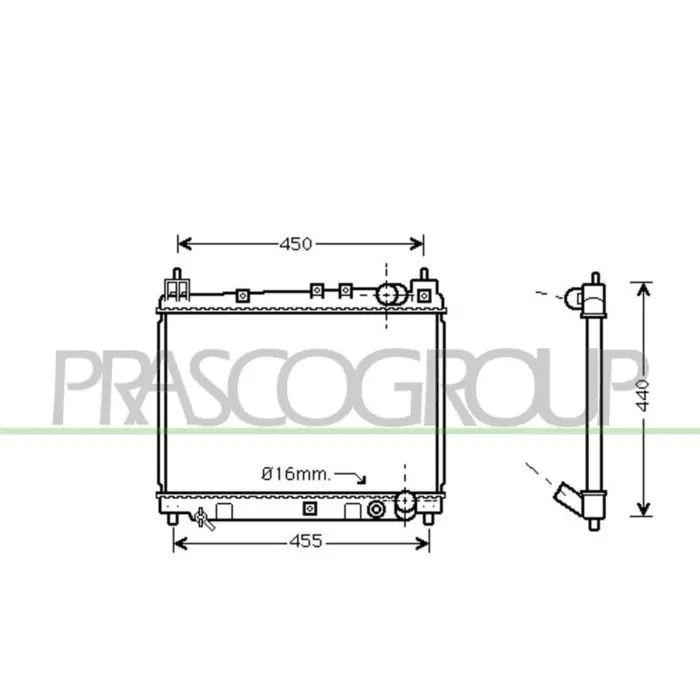 Radiatore Per Toyota Yaris Dal 1999 Al 2003 Promozione Esclusiva