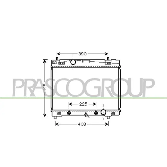 Nuova Collezione Radiatore Per Toyota Yaris Dal 2006 Al 2009
