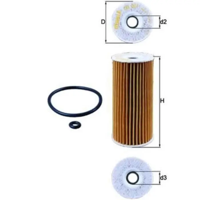 Filtro olio OX 201D KNECHT per MERCEDES-BENZ Consegna Rapida