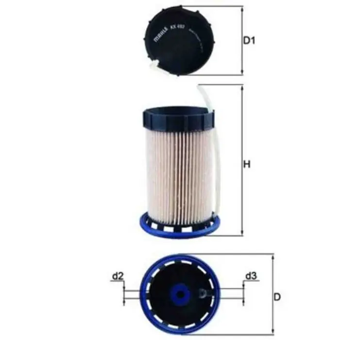 Prezzo Scontato Filtro carburante KX 492 KNECHT per AUDI VW FORD SEAT SKODA CUPRA