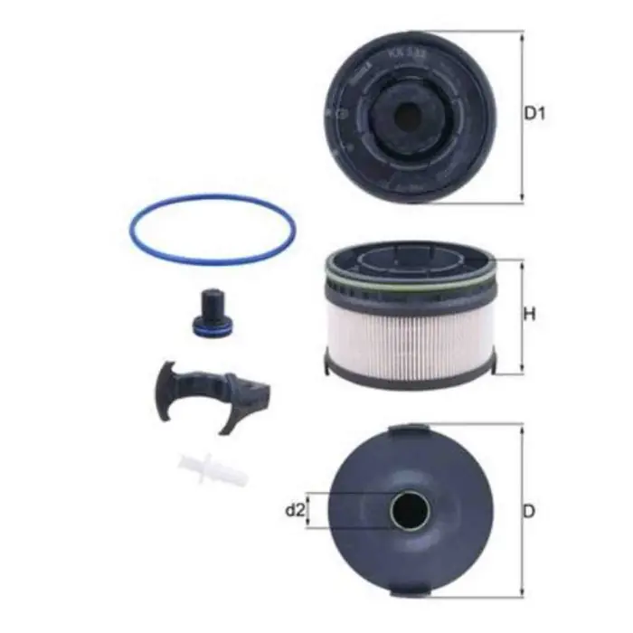 Esclusivo Filtro carburante KX 533KIT KNECHT per MERCEDES-BENZ
