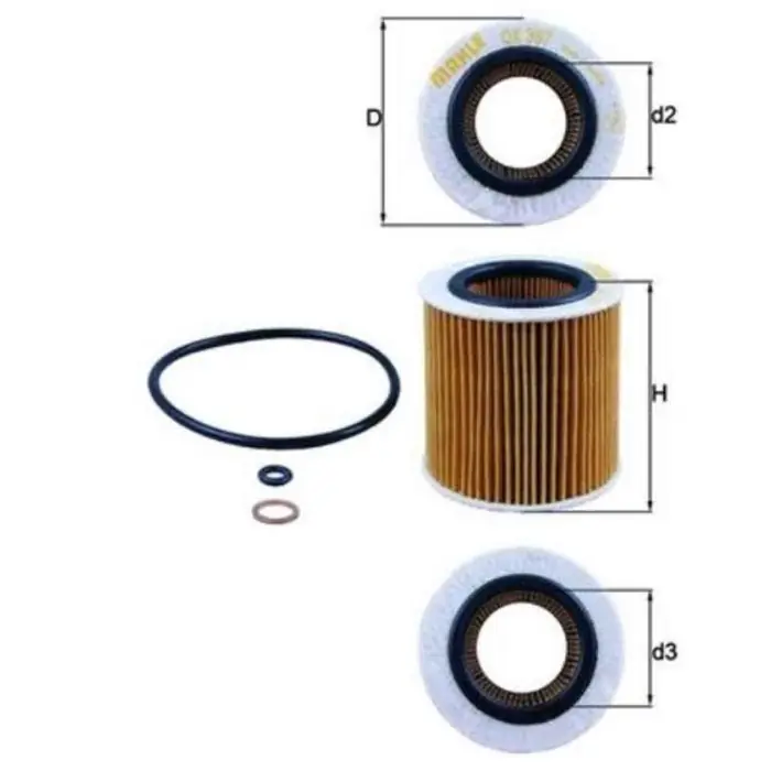A Buon Prezzo Filtro olio OX 387D KNECHT per BMW