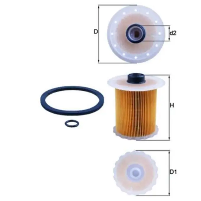 Novità Filtro carburante KX 81D KNECHT per RENAULT DACIA