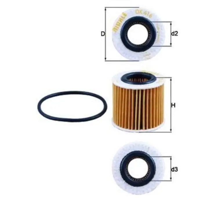 Filtro olio OX 416D1 KNECHT per TOYOTA LEXUS LOTUS Prezzo Di Fabbrica