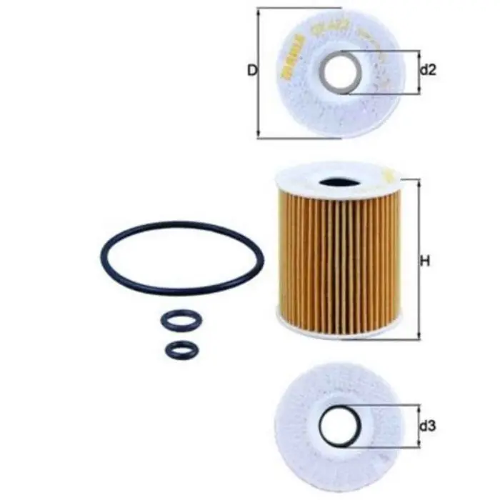 Filtro olio OX 422D KNECHT per VW SEAT SKODA Compra Oggi Stesso