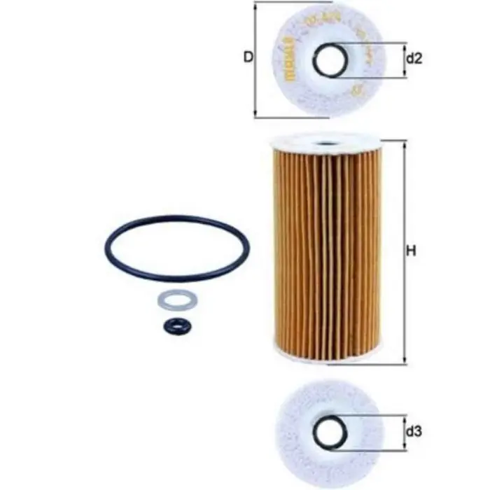 Compra Oggi Stesso Filtro olio OX 424D KNECHT per HYUNDAI KIA
